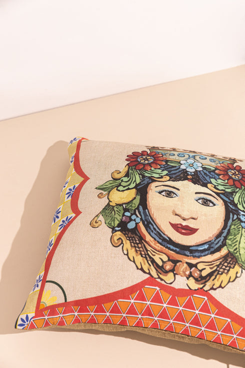 Testa di Moro cushion